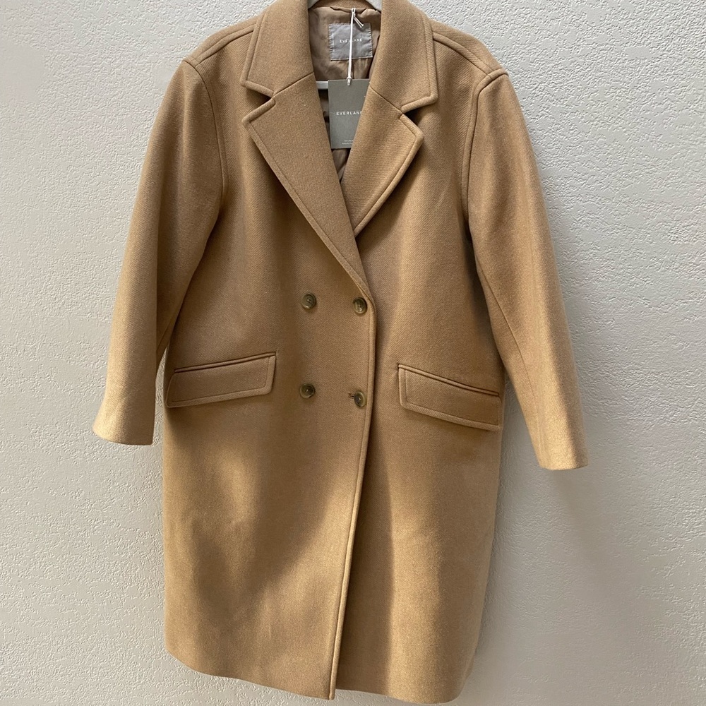 Everlane Double Breasted Wool Coat